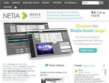 Tablet Screenshot of netia.com