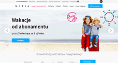 Desktop Screenshot of netia.pl