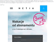 Tablet Screenshot of netia.pl