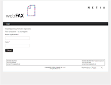 Tablet Screenshot of faxserwer.netia.pl