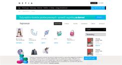 Desktop Screenshot of e-sklep.netia.pl